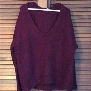 NEVER WORN. Free People Maroon Sweater